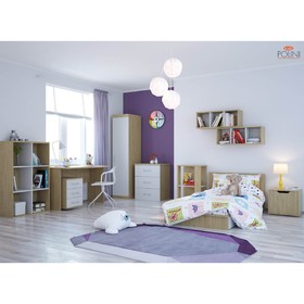 

Шкаф-пенал Polini kids classic, цвет дуб-белый глянец