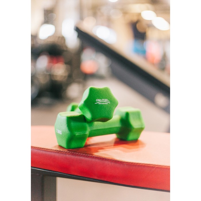 Гантель неопреновая, 2,5 кг