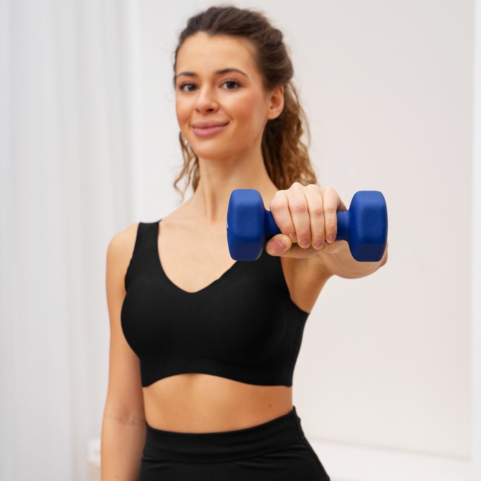 Гантель неопреновая, 2,5 кг