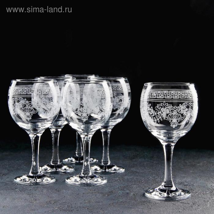 фото Набор бокалов для воды gidglass «барокко», 290 мл, 6 шт