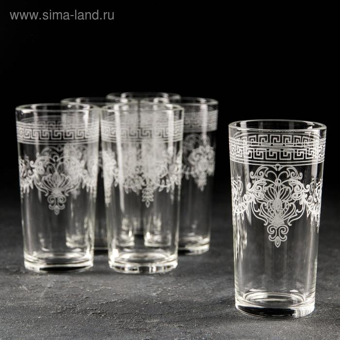 Набор стаканов «Барокко», 230 мл, 6 шт набор стаканов высоких геометрия 230 мл 6 шт
