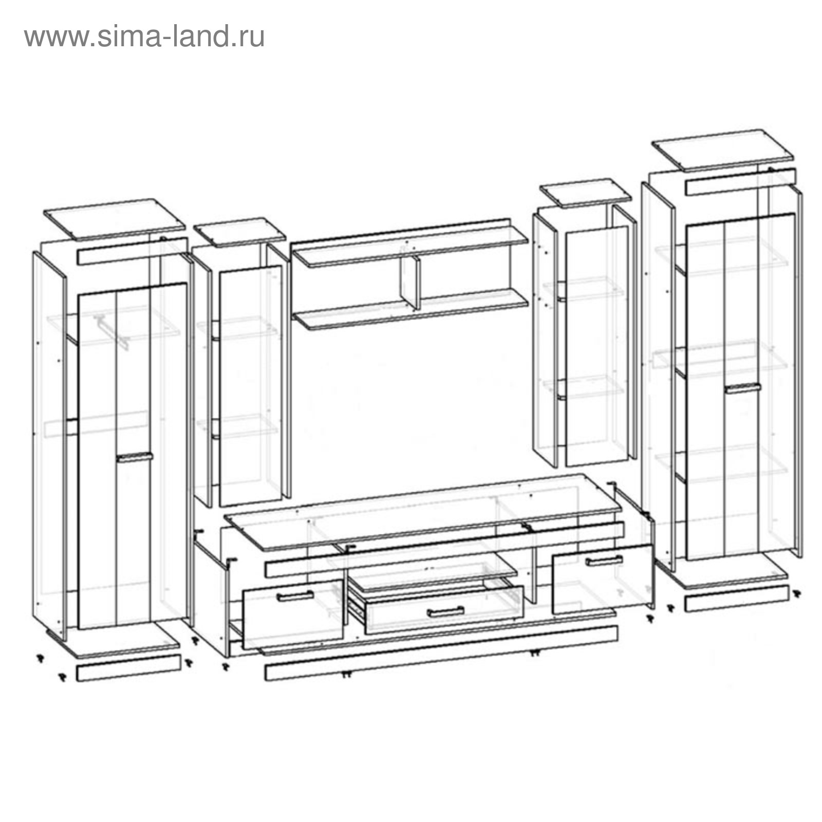 Гостиная атлантида 2 сборка