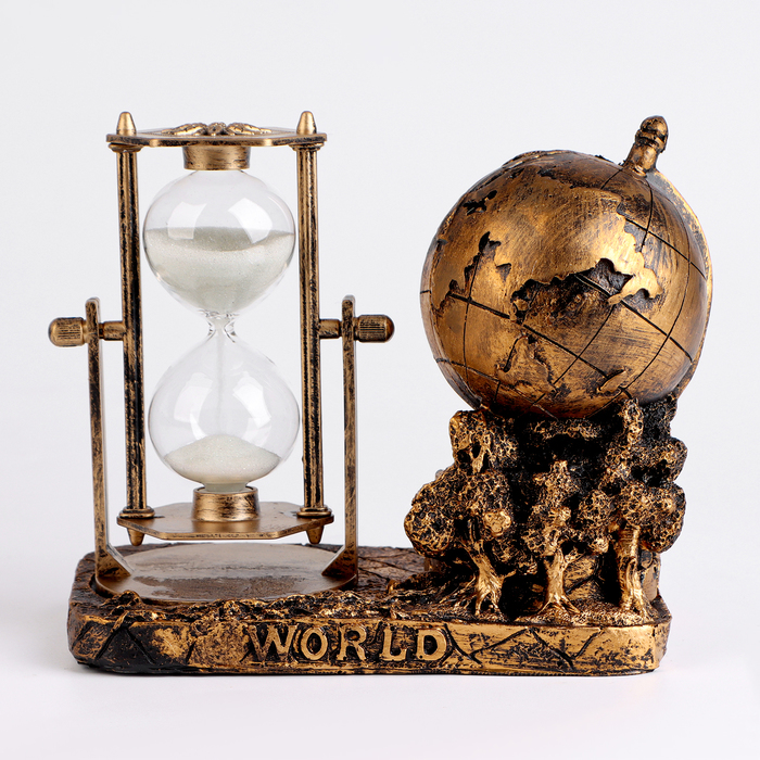 Песочные часы Мир, сувенирные, 16 х 9 х 14 см, микс песочные часы мемориал сувенирные 15 х 12 5 х 6 5 см