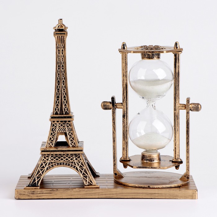 Песочные часы Эйфелева башня, сувенирные, 15.5 х 6.5 х 16 см, микс песочные часы мир сувенирные 16 х 9 х 14 см микс