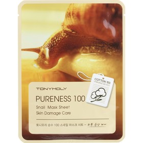 

Тканевая маска для лица Tony Moly Pureness 100 Snail Mask Sheet с улиточным муцином, 21 мл