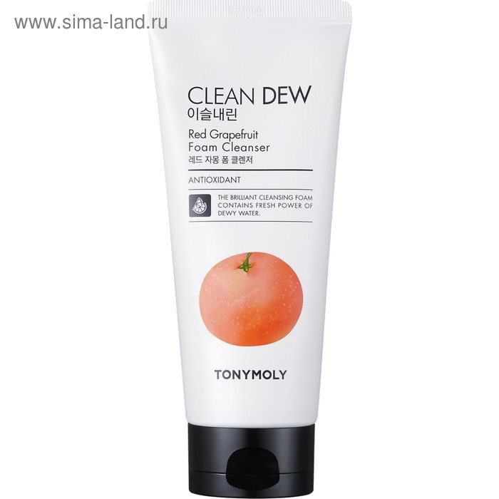Пенка для умывания Tony Moly Clean Dew Red Grapefruit Foam Cleanser с экстрактом грейпфрута, 180 мл