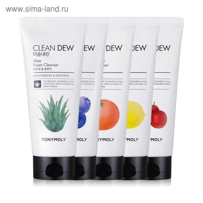 фото Пенка для умывания tony moly clean dew red grapefruit foam cleanser с экстрактом грейпфрута, 180 мл