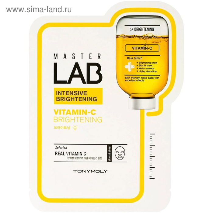 

Маска для лица Tony Moly Master Lab Vitamin C с витамином С, 19 мл