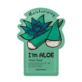 

Тканевая маска увлажняющая Tony Moly I'm Aloe Mask с экстрактом алоэ, 21мл
