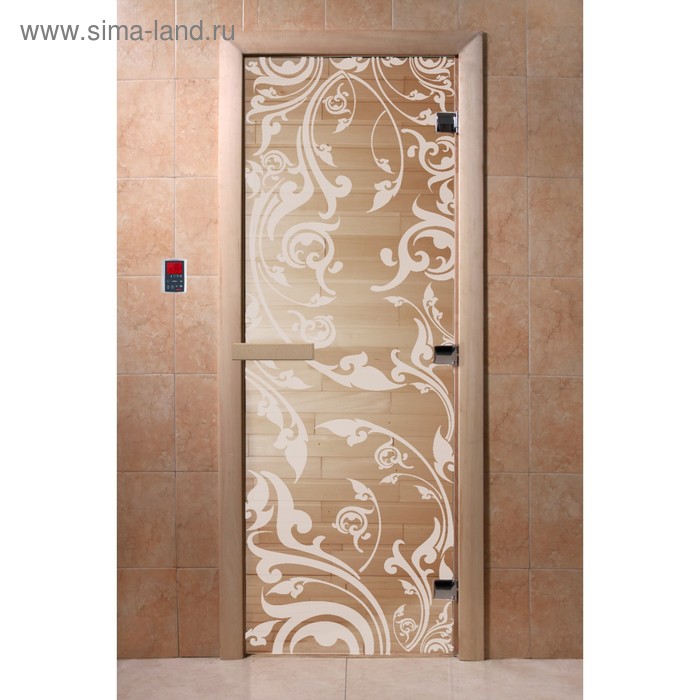 Дверь «Венеция», размер коробки 200 × 80 см, правая, цвет прозрачный