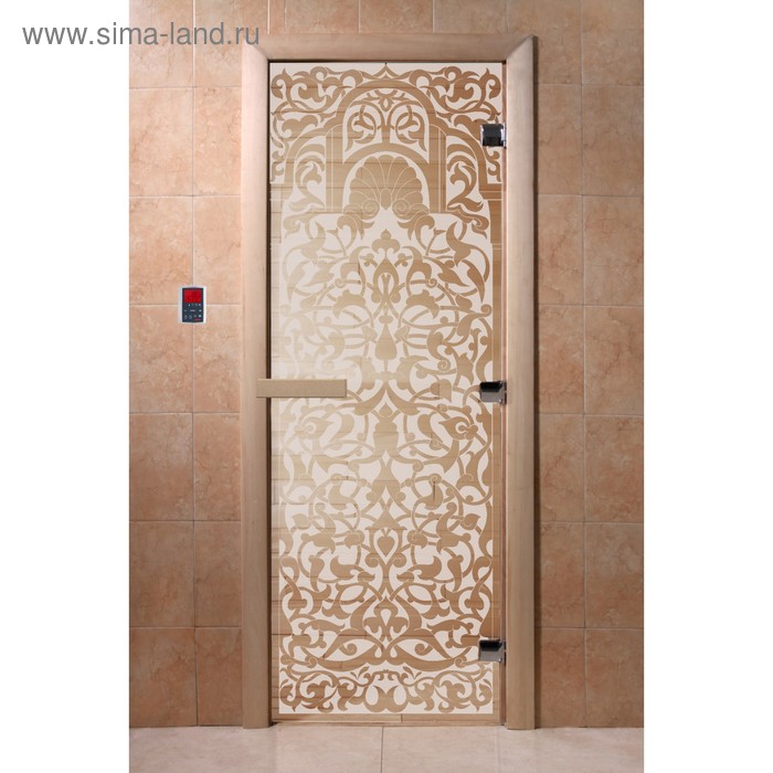Дверь «Флоренция», размер коробки 200 × 80 см, левая, цвет сатин дверь рассвет размер коробки 200 × 80 см левая цвет сатин