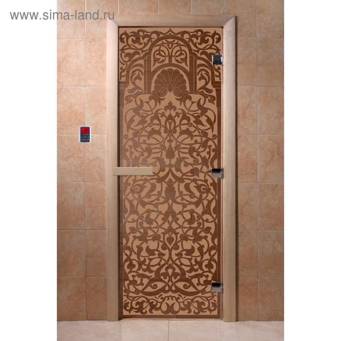 Дверь «Флоренция», размер коробки 190 × 70 см, левая, цвет матовая бронза дверь зима размер коробки 190 × 70 см левая цвет матовая бронза