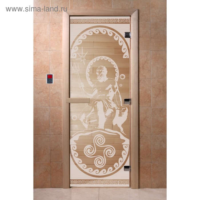Дверь «Посейдон», размер коробки 190 × 70 см, левая, цвет прозрачный дверь флоренция размер коробки 190 × 70 см левая цвет прозрачный