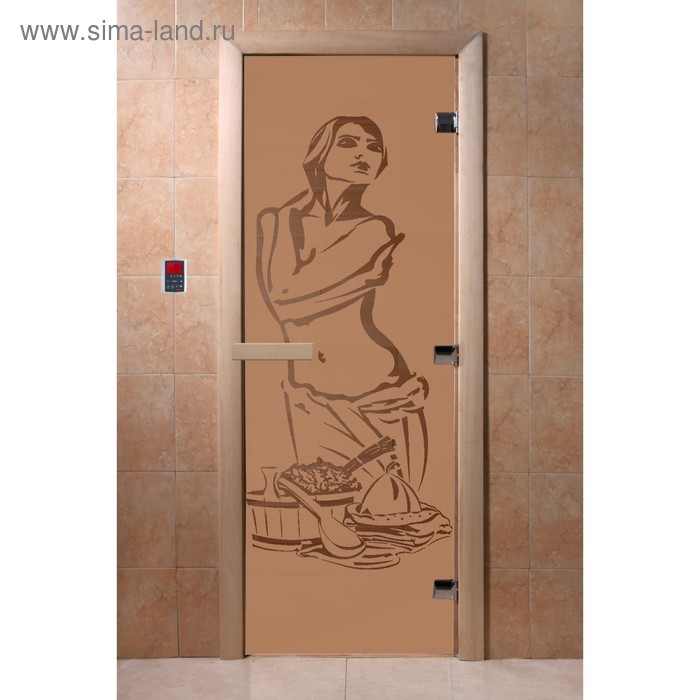 Дверь «Искушение», размер коробки 190 × 70 см, левая, цвет матовая бронза дверь дженифер размер коробки 190 × 70 см левая цвет матовая бронза