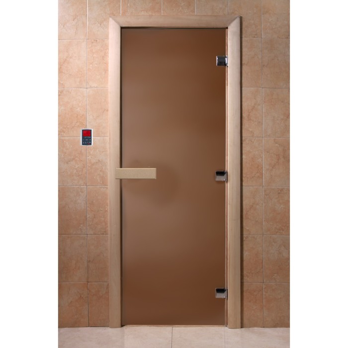 Дверь «Бронза матовая», размер коробки 210 × 70 см, левая, коробка ольха