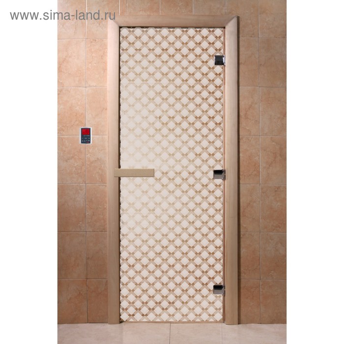 Дверь «Мираж», размер коробки 200 × 80 см, левая, цвет сатин дверь рассвет размер коробки 200 × 80 см левая цвет сатин