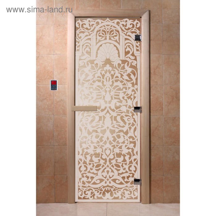 Дверь «Флоренция», размер коробки 200 × 80 см, правая, цвет прозрачный