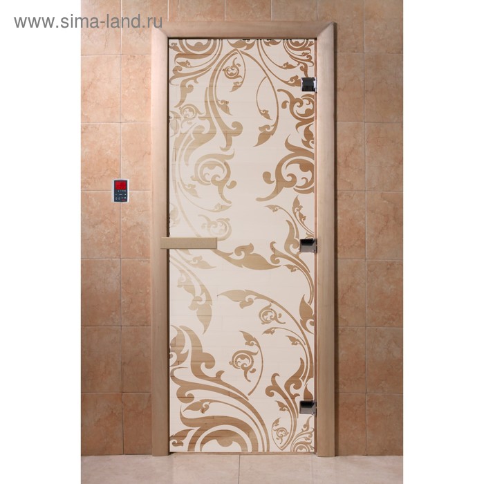 Дверь «Венеция», размер коробки 200 × 80 см, левая, цвет сатин дверь рассвет размер коробки 200 × 80 см левая цвет сатин