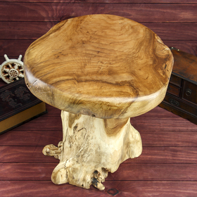 

Стол интерьерный "Изящный" из корня дерева тик, 50 см