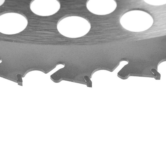 фото Нож для триммера rezer gs-w ultra-pro, 36 зубьев, 255x25.4x1.3 мм, противоударная форма