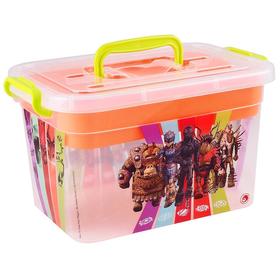 

Контейнер средний «Как приручить Дракона» с органайзером, 6,5 л.