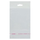 Пакет с липкой лентой 10 х 10/4 см, еврослот, 30 мкм