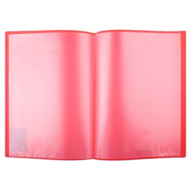 

Папка с 10 вкладышами А4, ErichKrause Standard, термосварка, красная