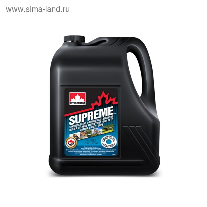 фото Масло моторное petro-canada supreme synthetic bl 2-strk sml, 4 л