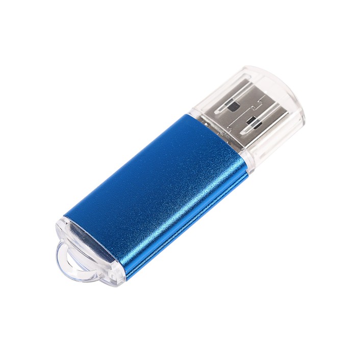 Флешка Mirex UNIT AQUA, 64 Гб, USB2.0, чт до 25 Мб/с, зап до 15 Мб/с, синяя