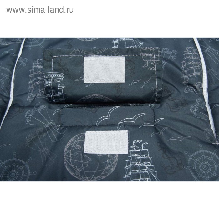 фото Конверт-комбинезон «вокруг», размер 62 см, цвет серый сонный гномик