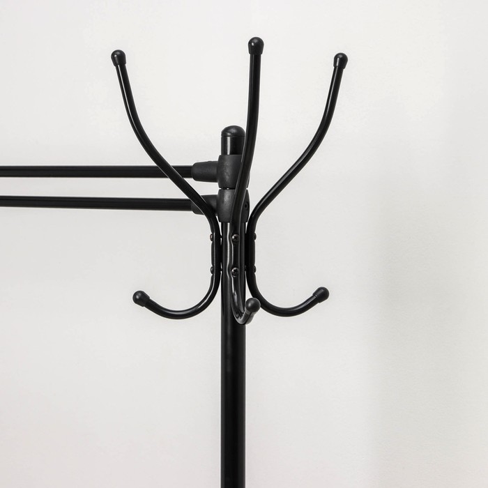 Вешалка гардеробная 116×76,5×174 см, цвет чёрный