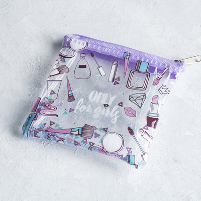 Кошелёк - шейкер Only for girls, цвет сиреневый