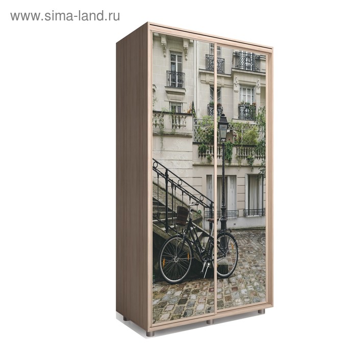 

Шкаф-купе Яркий-22 1600х600х2300 Ясень Шимо Светлый/Путешествие 1