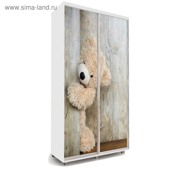 

Шкаф-купе Яркий-22 1200х600х2300 Белый/Детский 2
