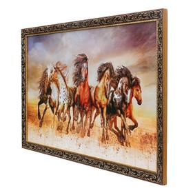

Картина "Лошади" 67х107 см