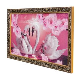 

Гобеленовая картина "Лебеди", 45х85 см,