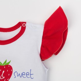 

Боди Крошка Я "Strawberry. Little sweet", белый, р. 26, рост 74-80 см