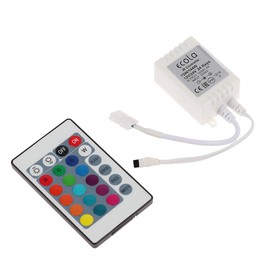Контроллер Ecola для RGB ленты, 12 – 24 В, 6 А, пульт ДУ Ош