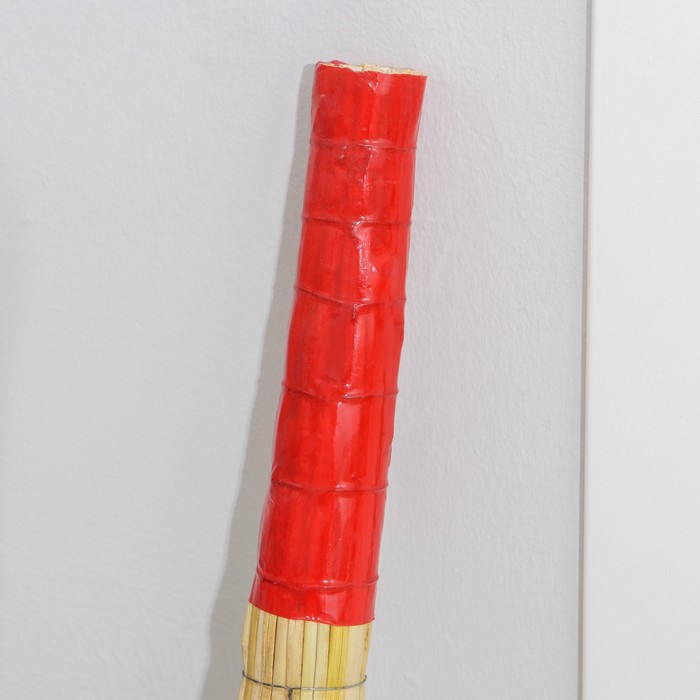 Веник трёхлучевой «Сорго. Премиум», 370г, 84 см, цвет МИКС