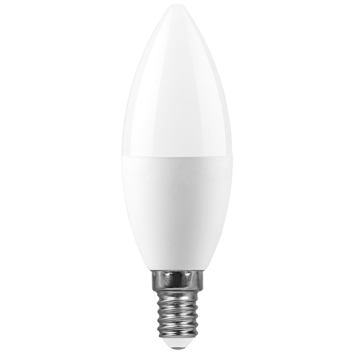 фото Лампа светодиодная feron, с37, 11 вт, е14, 4000 к, дневной белый