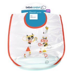 

Нагрудник непромокаемый Bebe Confort SPORT из хлопка на липучке с пластиковым кармашком, 4+ мес 42