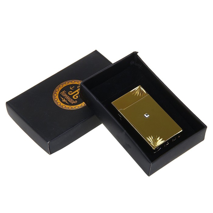 Зажигалка «Топаз» в подарочной коробке, газ, цвета МИКС