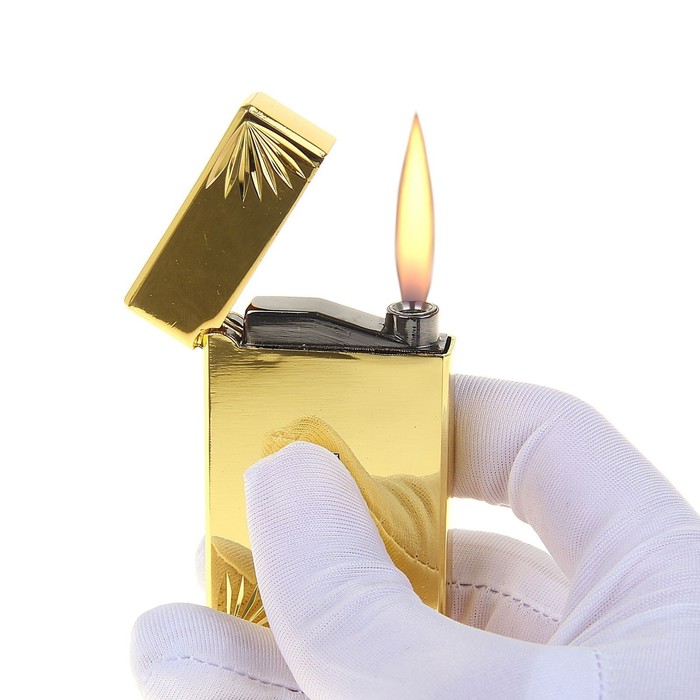 Зажигалка «Топаз» в подарочной коробке, газ, цвета МИКС