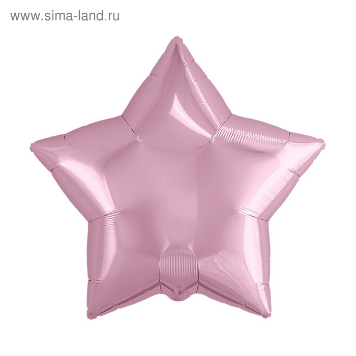 

Шар фольгированный 21", звезда, цвет розовый