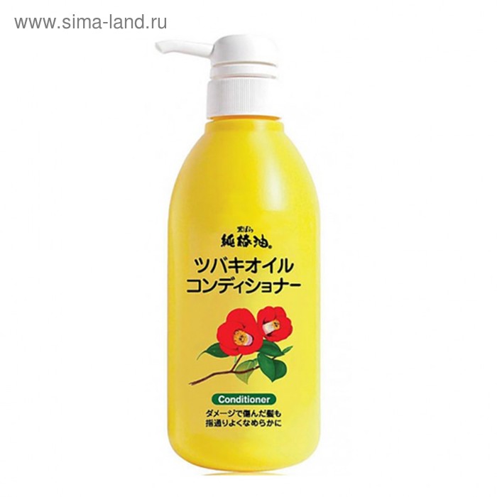 Кондиционер для восстановления поврежденных волос Kurobara Tsubaki Oil с маслом камелии, 500 мл