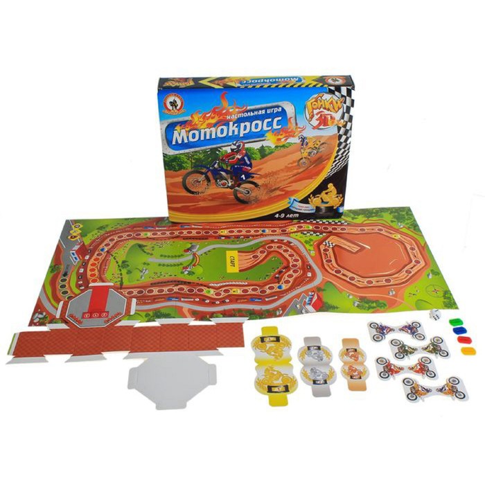 Настольная игра «Мотокросс»