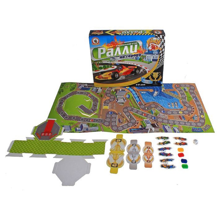 Настольная игра «Ралли по городу»