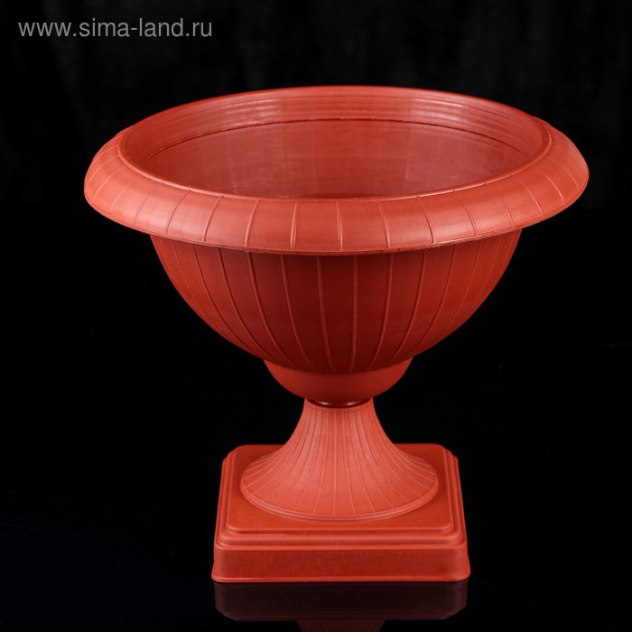 Вазон на ножке, 4 л, цвет МИКС