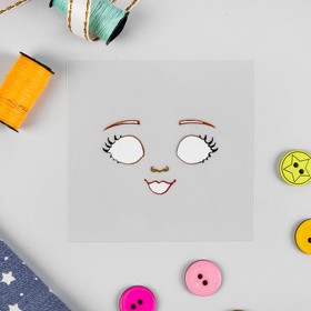 

Термонаклейка для декорирования текстильных изделий «Кукла Аня», 6,5×6,3 см