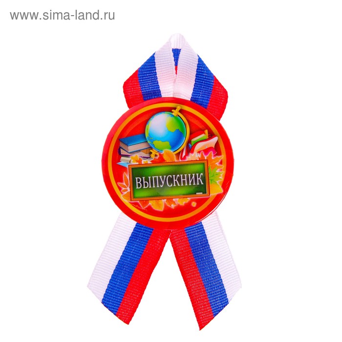 

Значок закатной "Выпускник" глобус